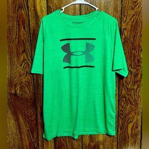 Under Armour Big Logo T - Green (100% Polyester)